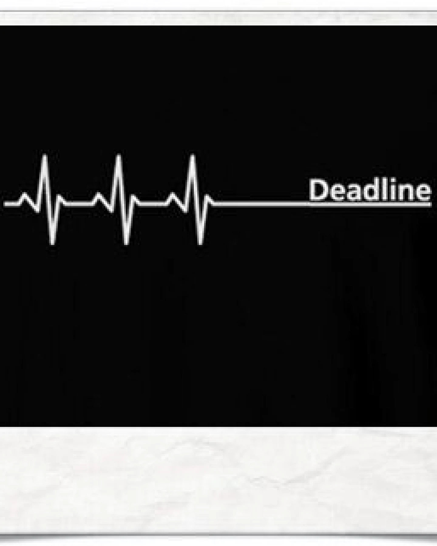 Picopoc Deadline T-Shirt in schwarz – Ansicht 3