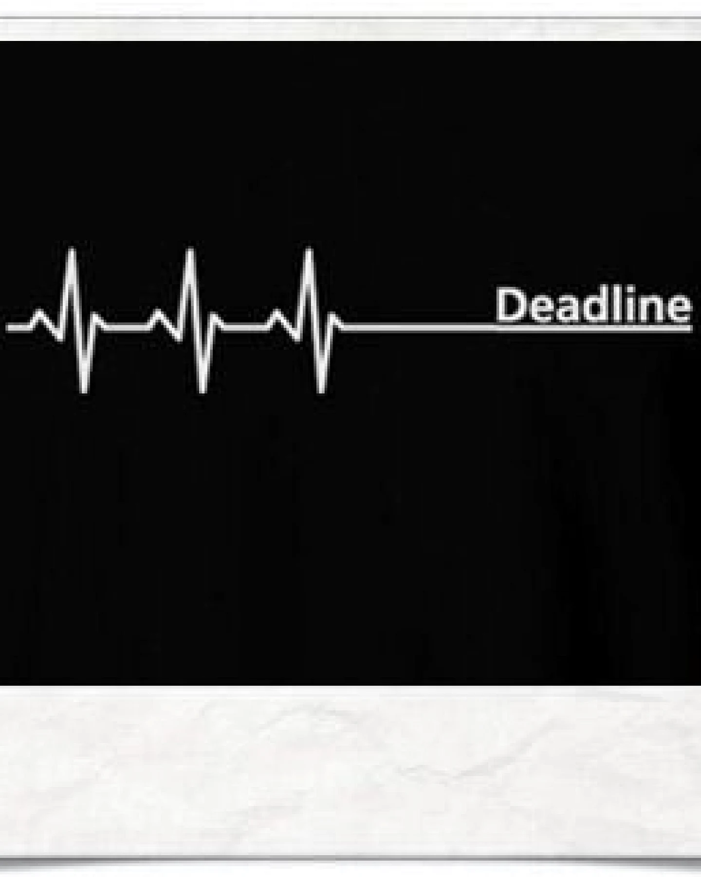 Picopoc Deadline T-Shirt in schwarz – Ansicht 3