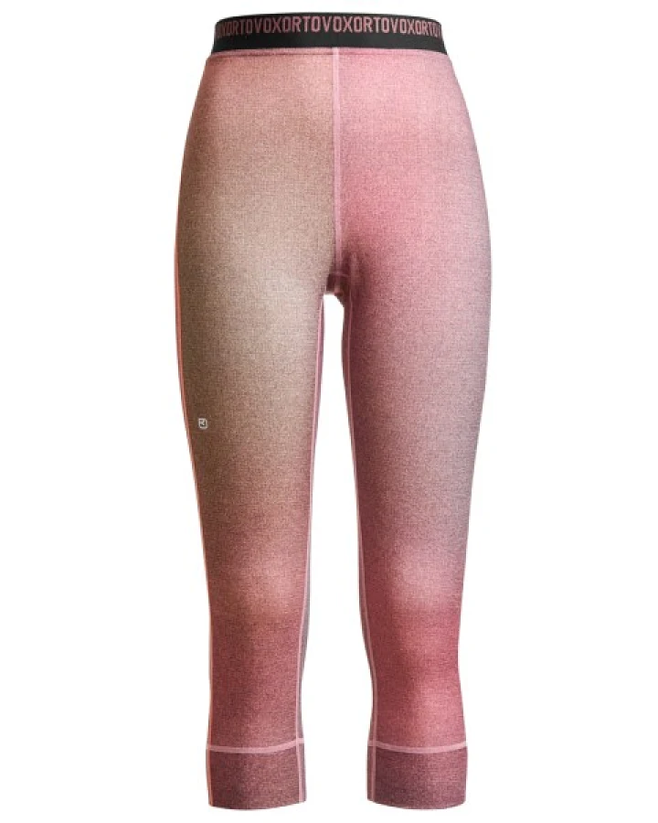 Ortovox - Women's 185 Rock'N'Wool Print Short Pants - Merinounterwäsche Gr S rosa