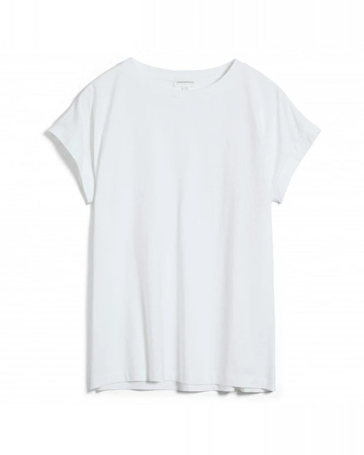 ARMEDANGELS - Women's Idaa Logo - T-Shirt Gr XL weiß
