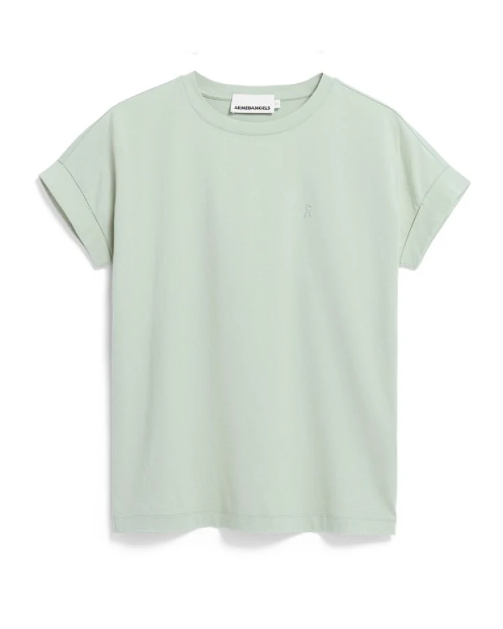 ARMEDANGELS - Women's Idaa Logo - T-Shirt Gr XL grau