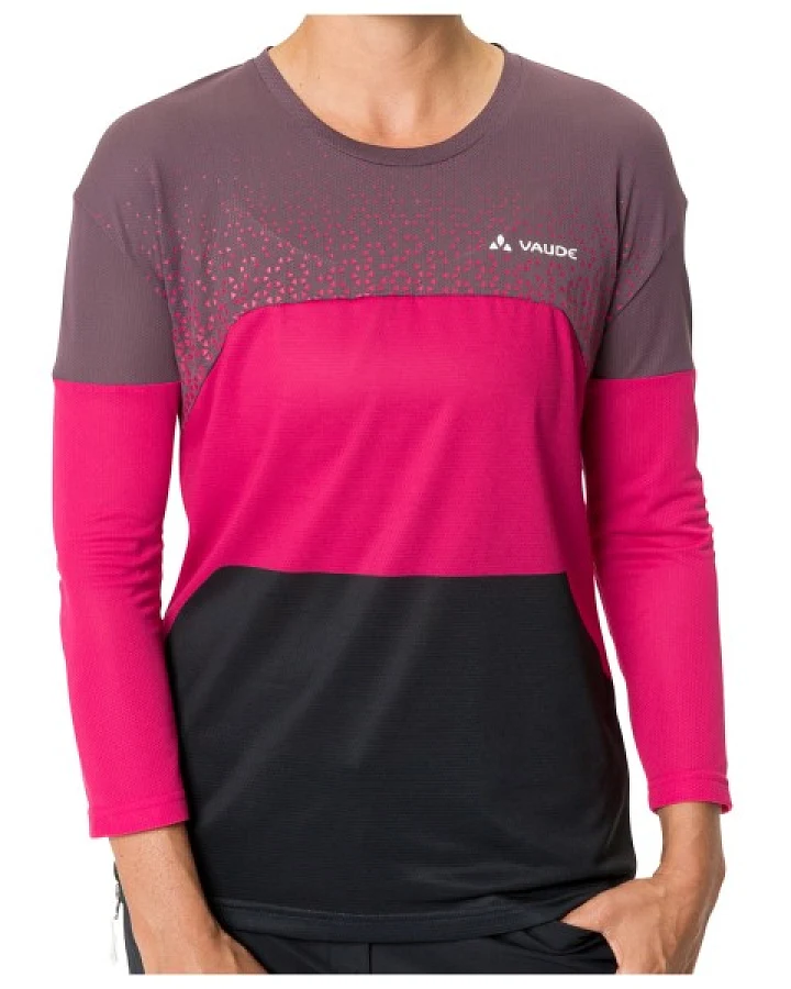 Vaude - Women's Moab L/S T-Shirt V - Funktionsshirt Gr 38 rosa