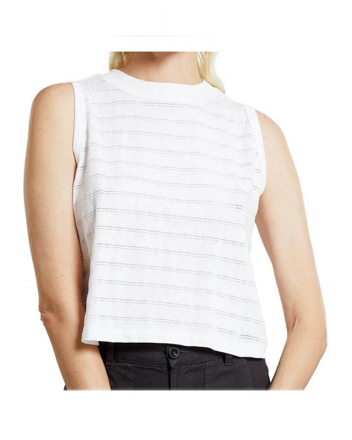 DEDICATED - Women's Top Namsos Lace - Top Gr XS weiß