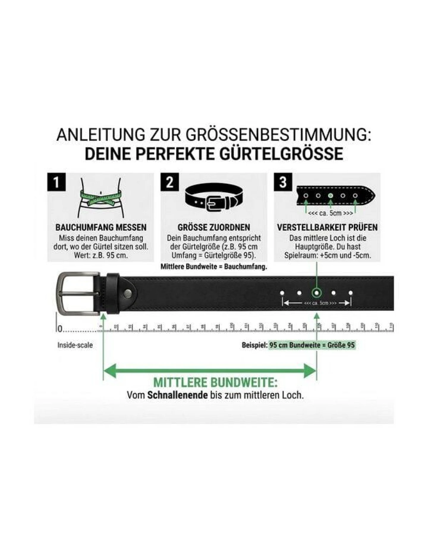 Veganer Gürtel mit Wechselschnalle von Vegetarian Shoes – Ansicht 4