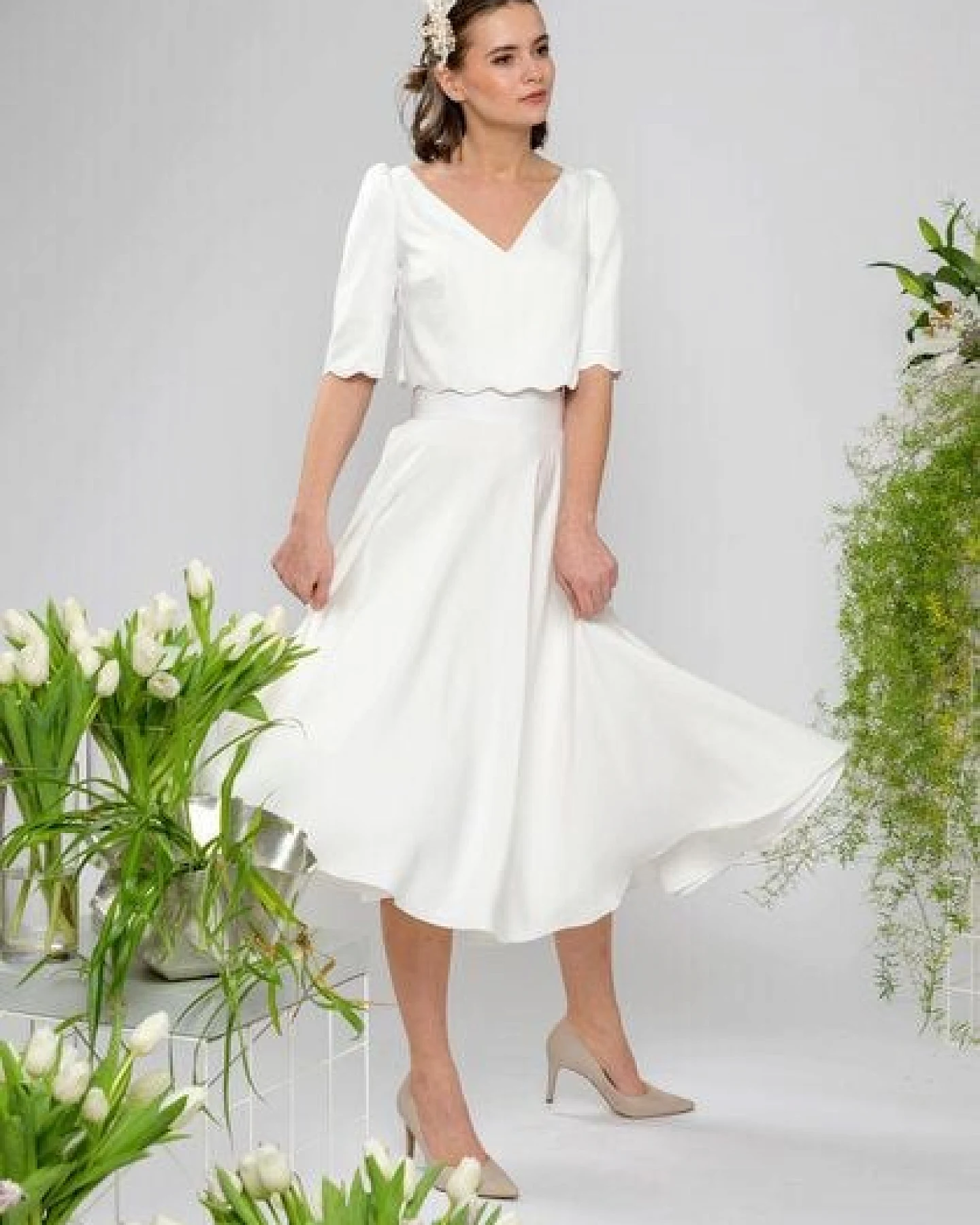 Atelier SNOW Zweiteiliges Brautkleid Peony-Alyssien – Ansicht 3