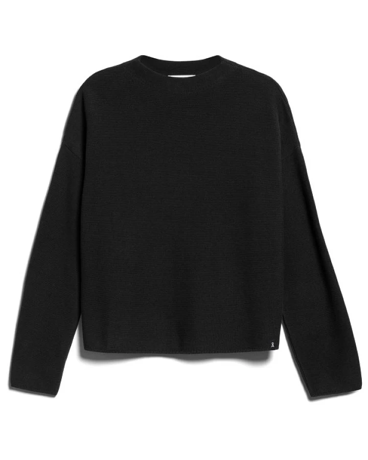 ARMEDANGELS - Women's Merinaa Links Links - Pullover Gr S schwarz
