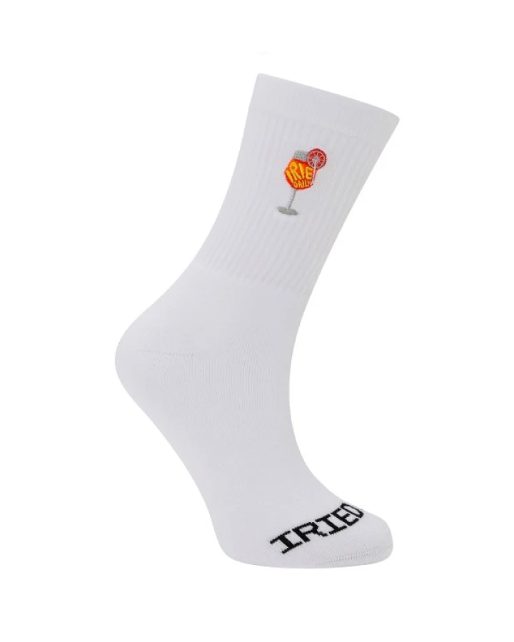 Iriedaily - Irie Spritz Socks - Multifunktionssocken Gr S/M - EU: 37-41 grau/weiß