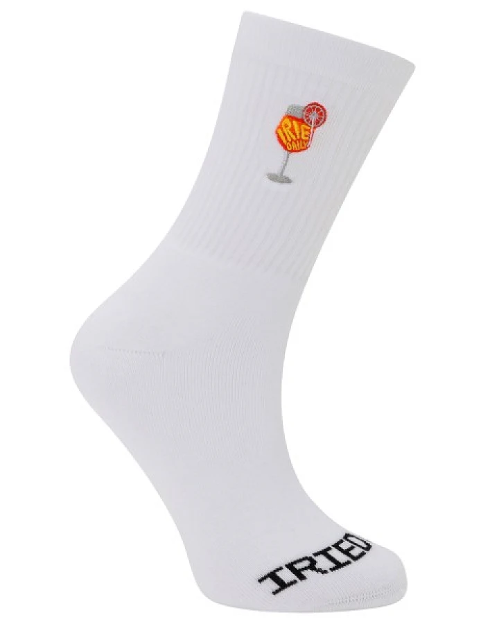 Iriedaily - Irie Spritz Socks - Multifunktionssocken Gr S/M - EU: 37-41 grau/weiß