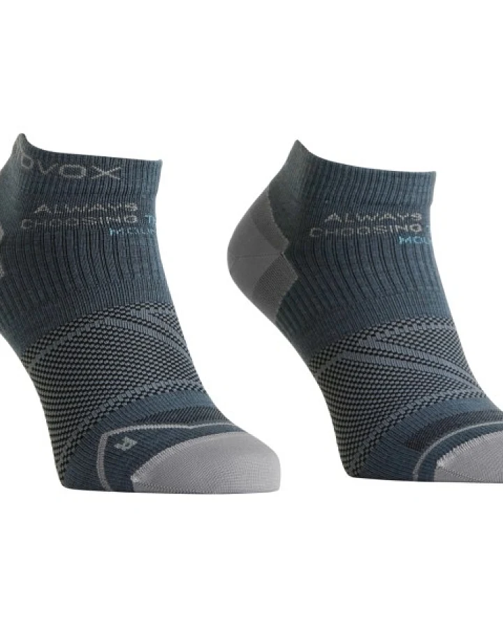 Ortovox - Women's Alpine Light Low Socks - Wandersocken Gr 35-38 grau/blau