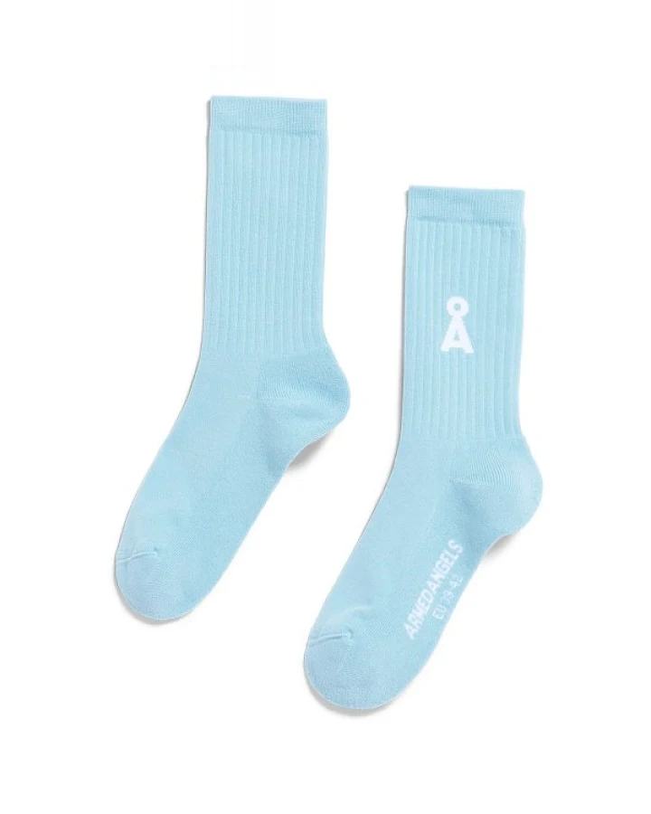 ARMEDANGELS - Saamus Bold Socks - Multifunktionssocken Gr 35-38 blau