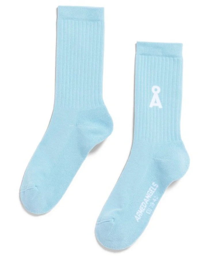 ARMEDANGELS - Saamus Bold Socks - Multifunktionssocken Gr 35-38 blau