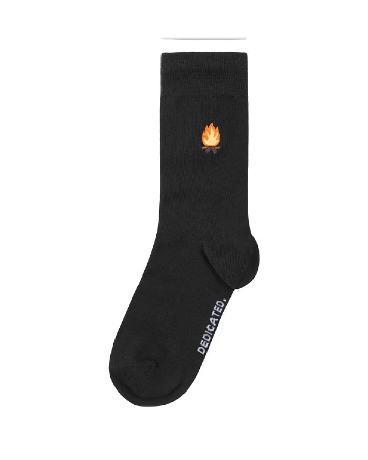 DEDICATED - Socks Sigtuna - Multifunktionssocken Gr 41-45 schwarz