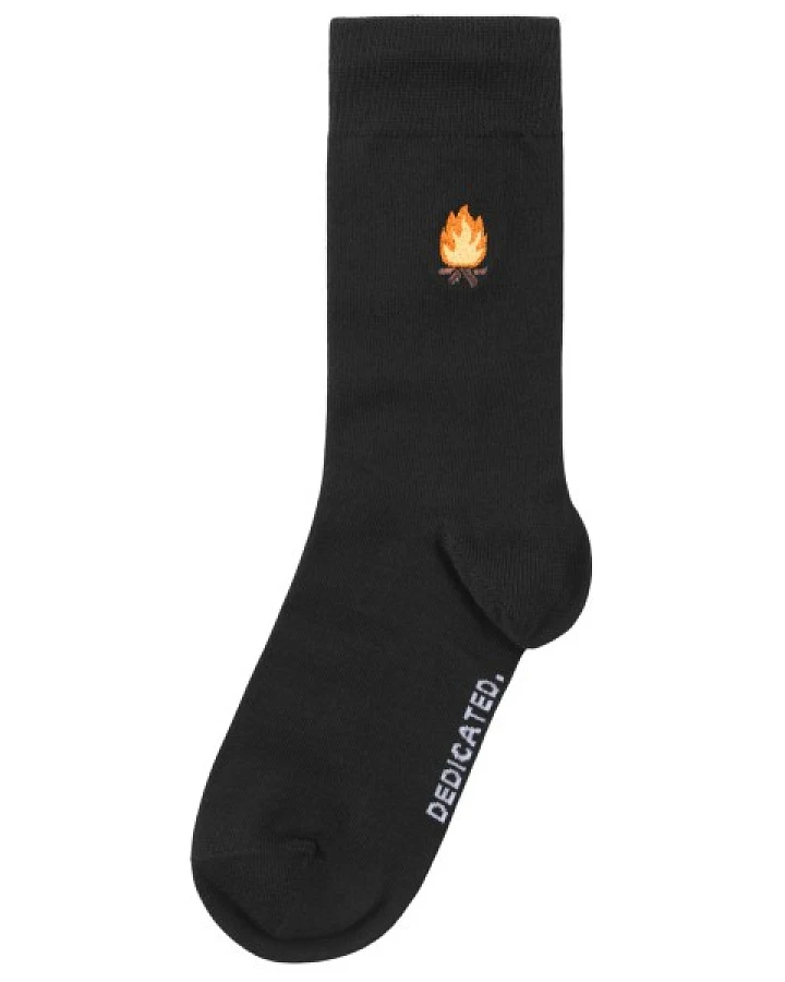 DEDICATED - Socks Sigtuna - Multifunktionssocken Gr 41-45 schwarz