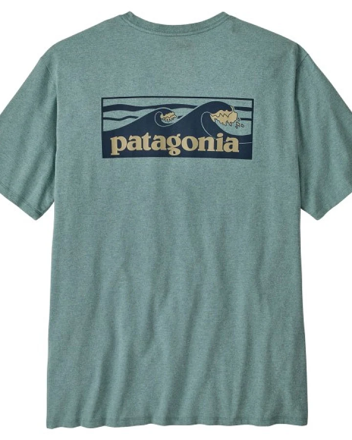 Patagonia - Boardshort Logo Pocket Responsibili-Tee - T-Shirt Gr XS türkis