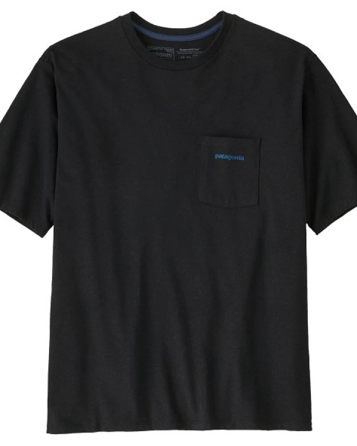 Patagonia - Boardshort Logo Pocket Responsibili-Tee - T-Shirt Gr XS schwarz