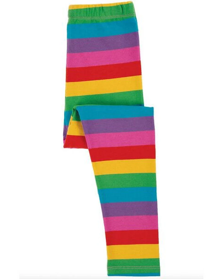 Frugi Bunte Mädchen Leggings aus Bio-Baumwolle
