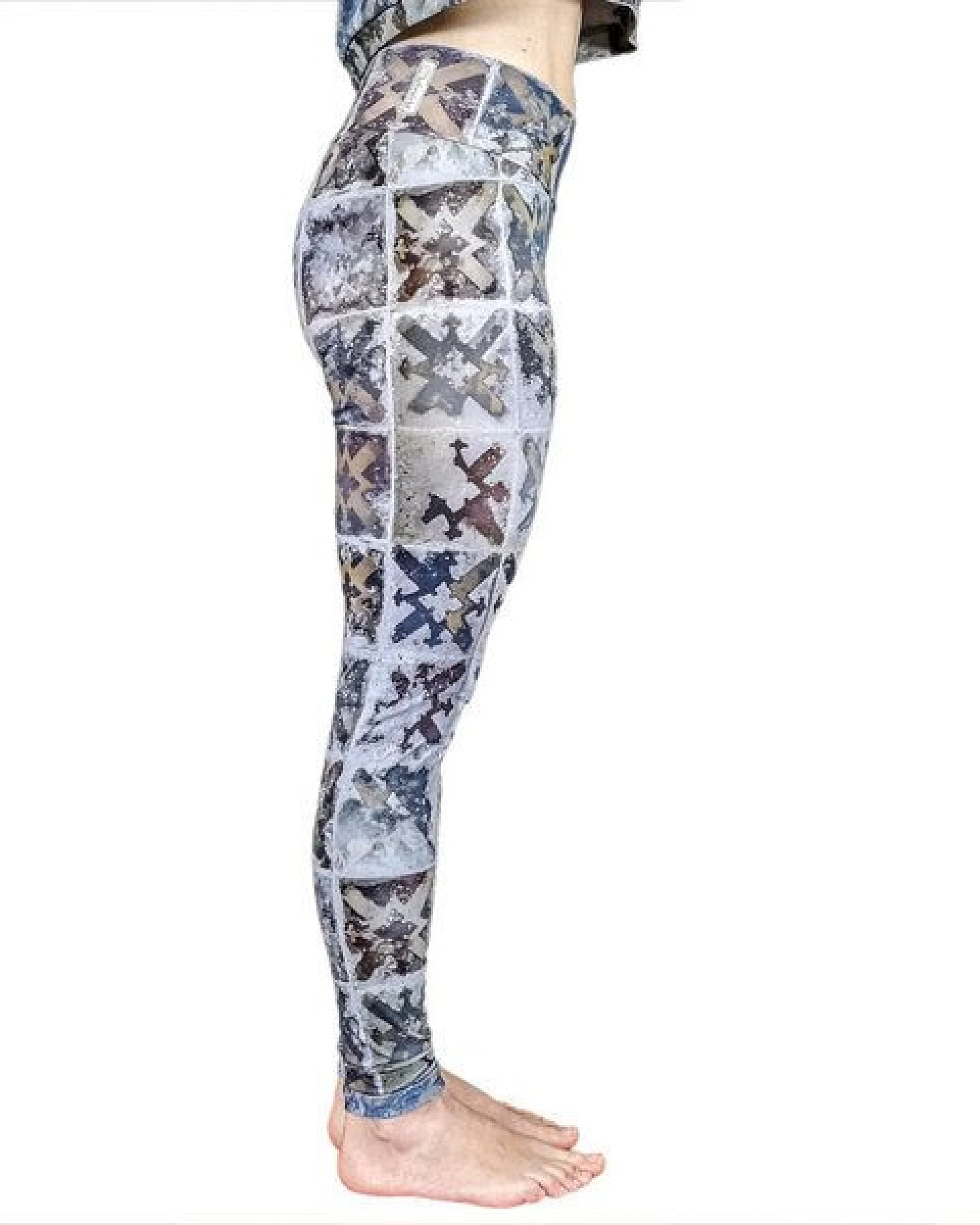 Bio Jersey Print Leggings liebewicht – Ansicht 2