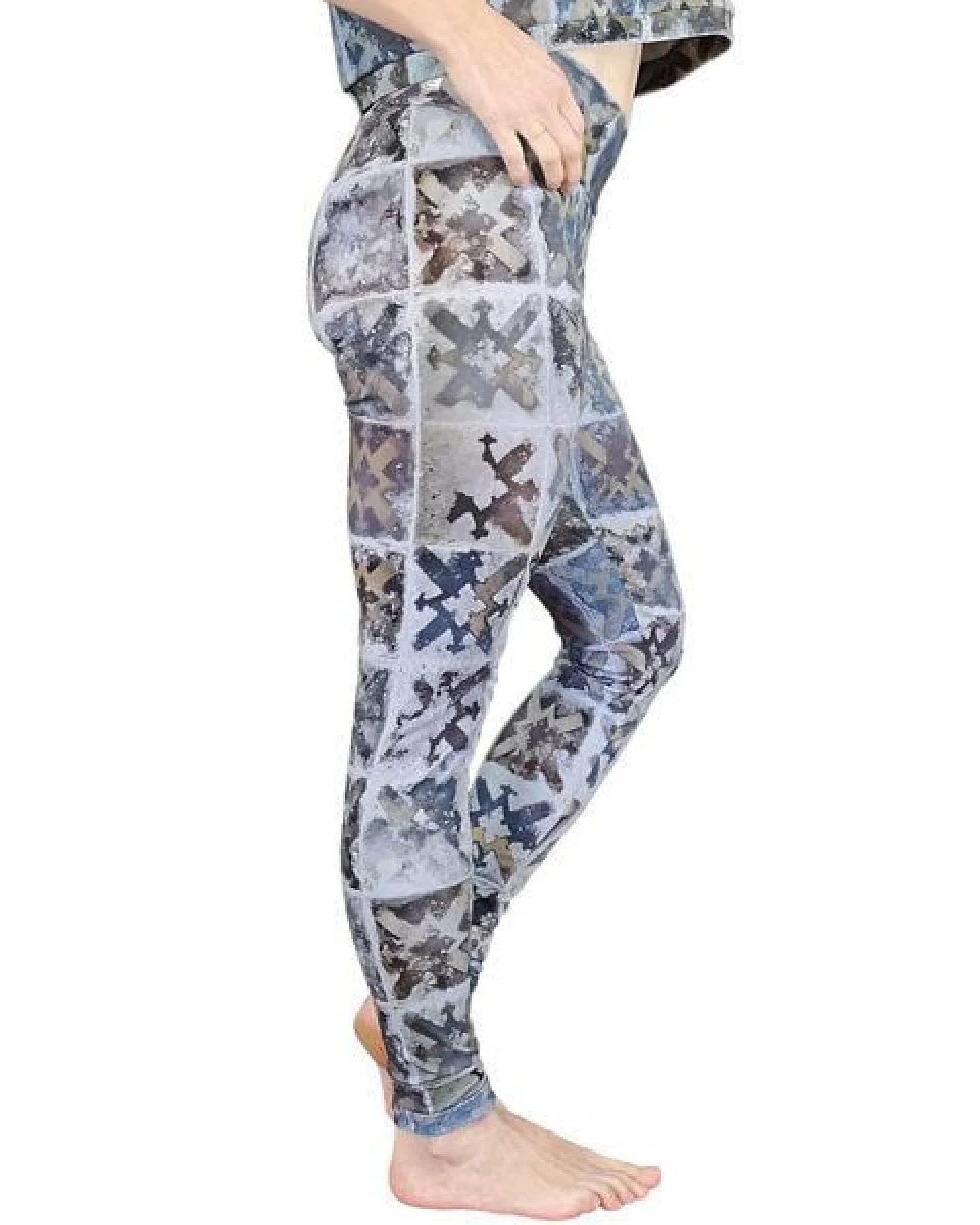Bio Jersey Print Leggings liebewicht – Ansicht 4
