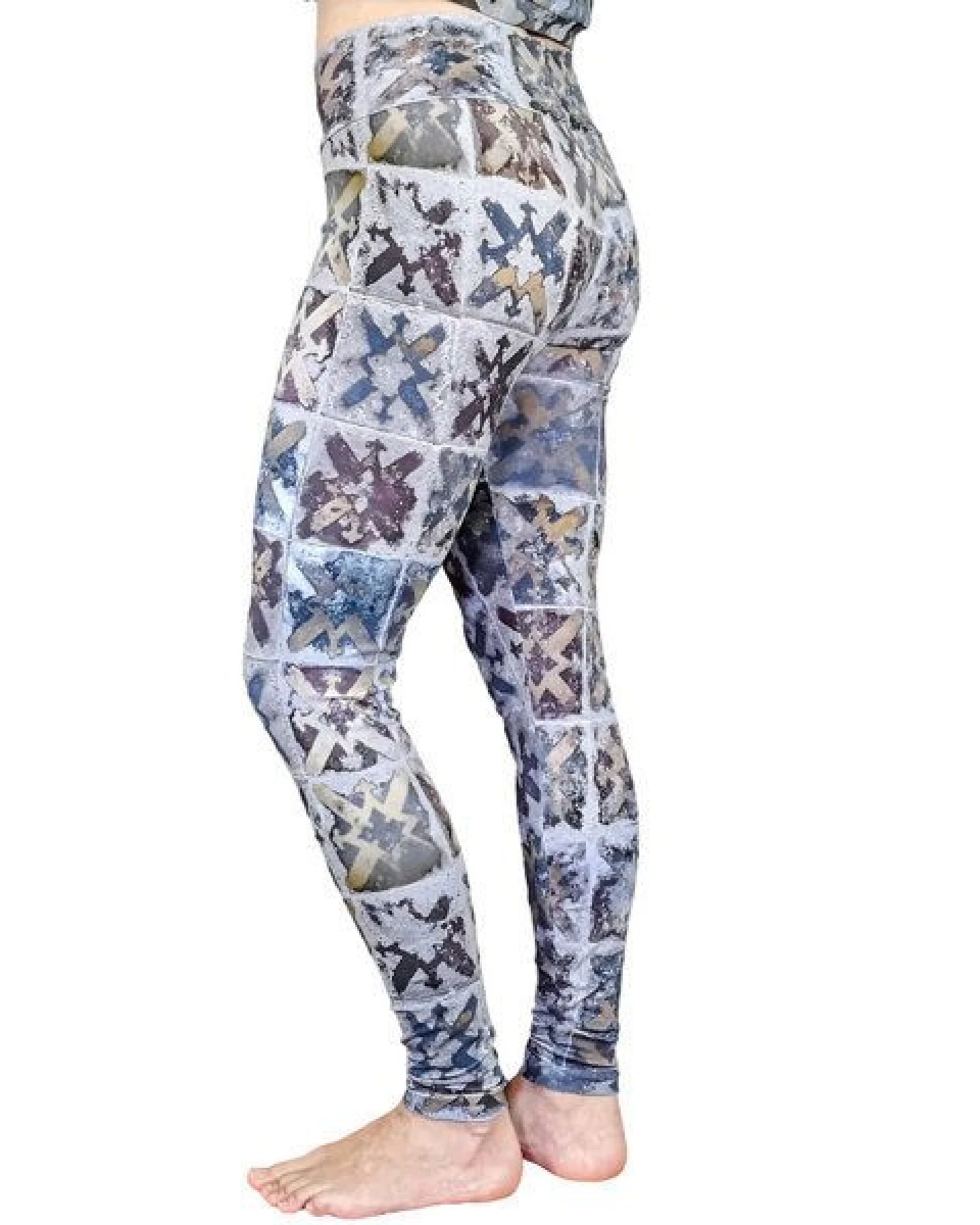 Bio Jersey Print Leggings liebewicht – Ansicht 3