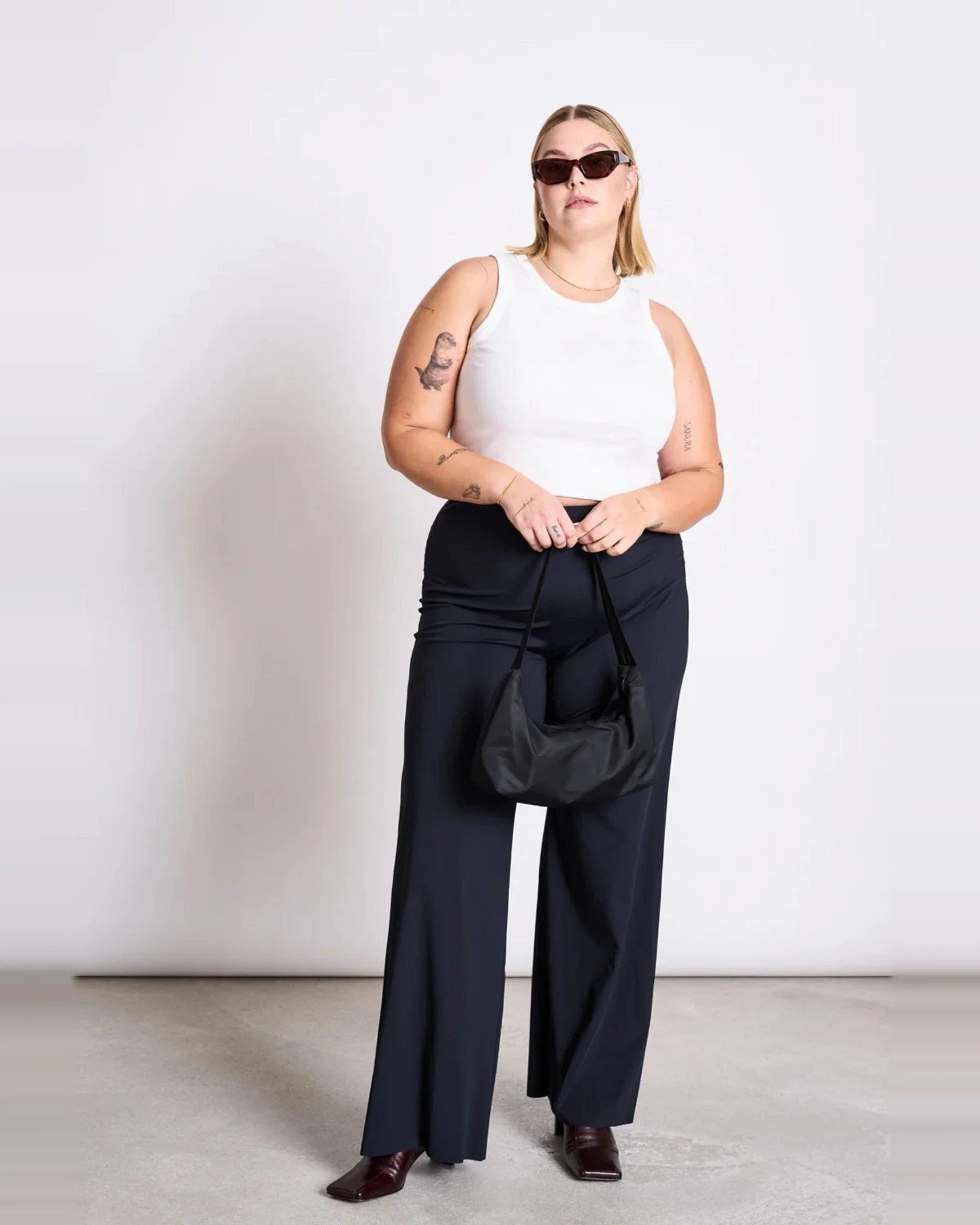Hose Marlene Neoprene Schwarz – Ansicht 6