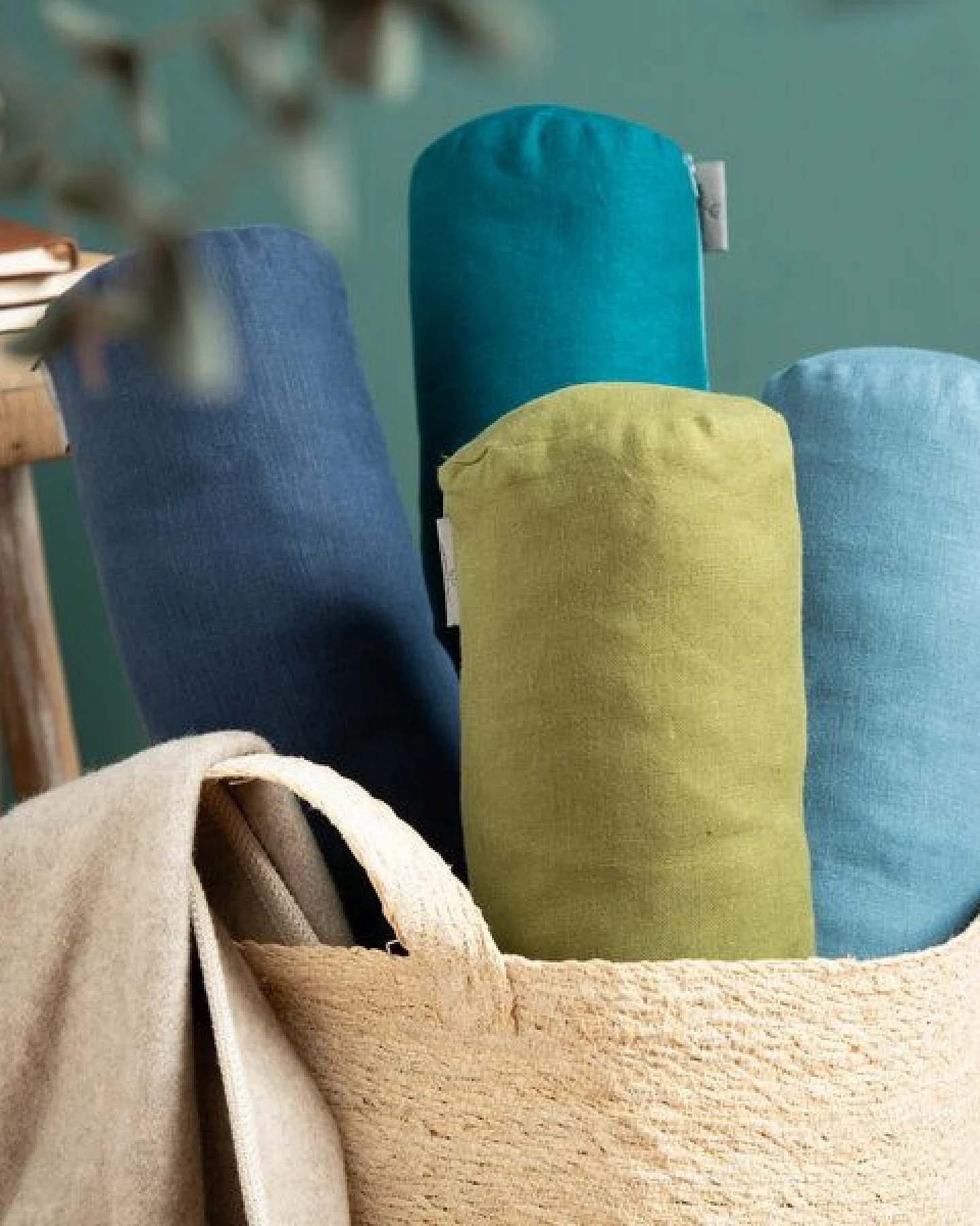 nahtur-design Nackenrolle mit Leinenbezug – Ansicht 4