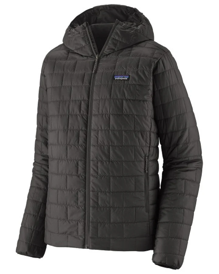 Patagonia - Nano Puff Hoody - Kunstfaserjacke Gr XS grau/schwarz