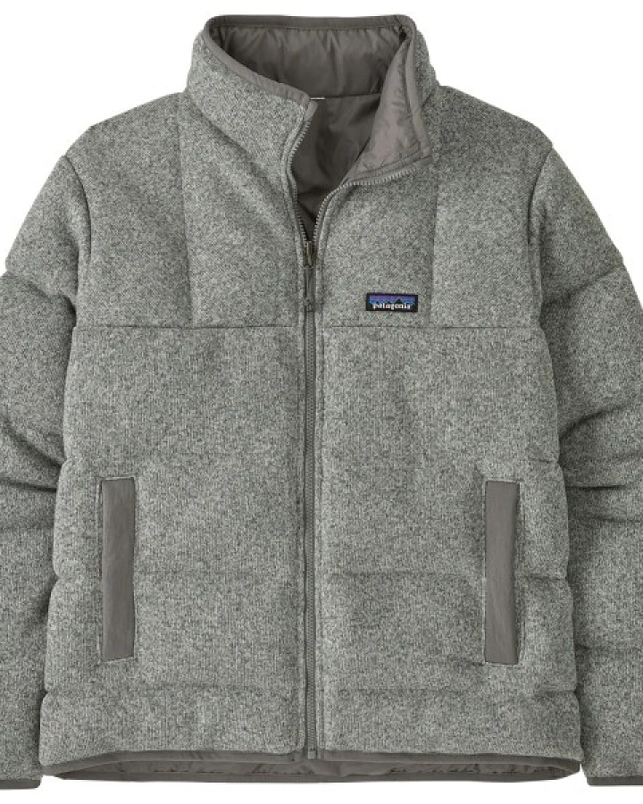 Patagonia - Reversible Down Better Sweater - Daunenjacke Gr S grau