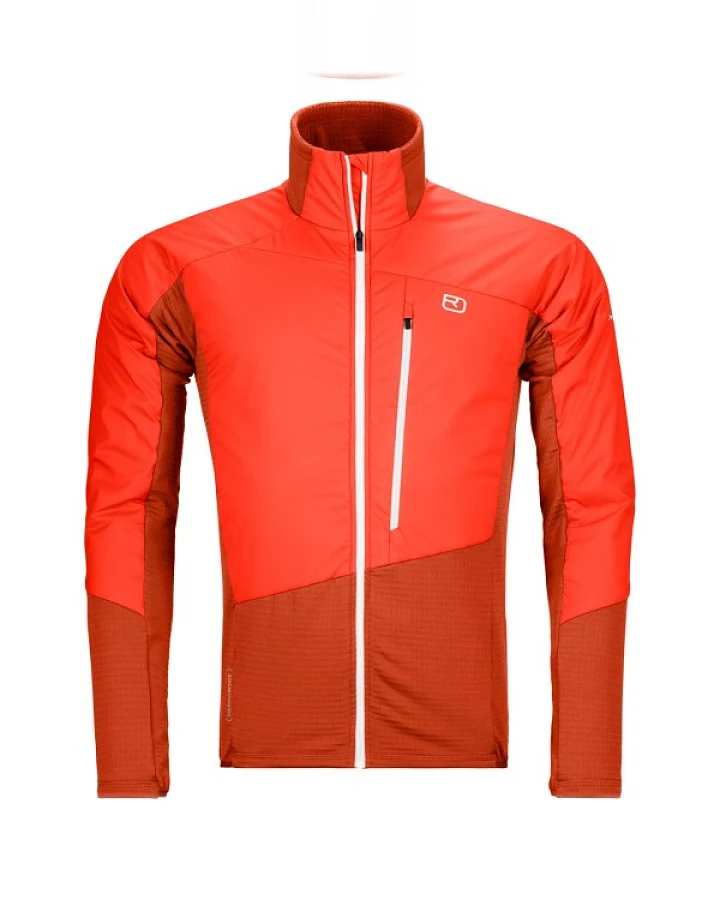 Ortovox - Westalpen Swisswool Hybrid Jacket Gr S rot