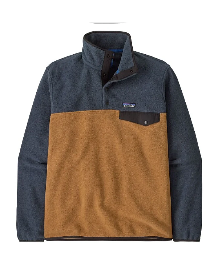 Patagonia - Lightweight Synch Snap-T P/O - Fleecepullover Gr XS braun/blau