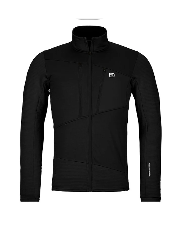 Ortovox - Fleece Grid Jacket - Fleecejacke Gr S schwarz