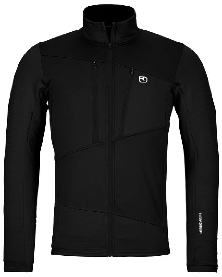 Ortovox - Fleece Grid Jacket - Fleecejacke Gr S schwarz