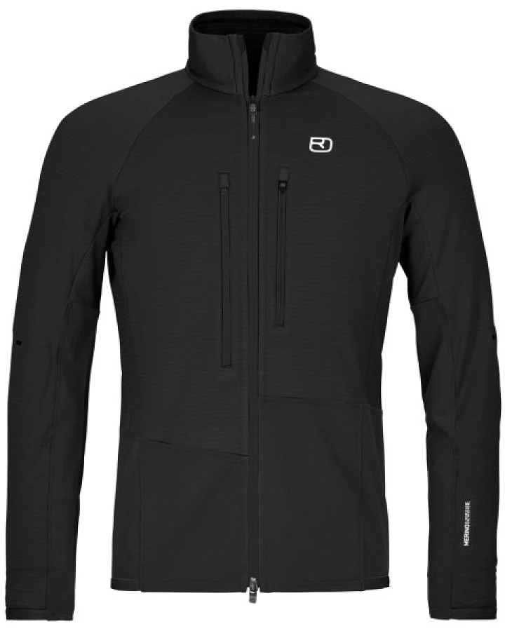 Ortovox - Fleece Rib Jacket - Fleecejacke Gr S schwarz