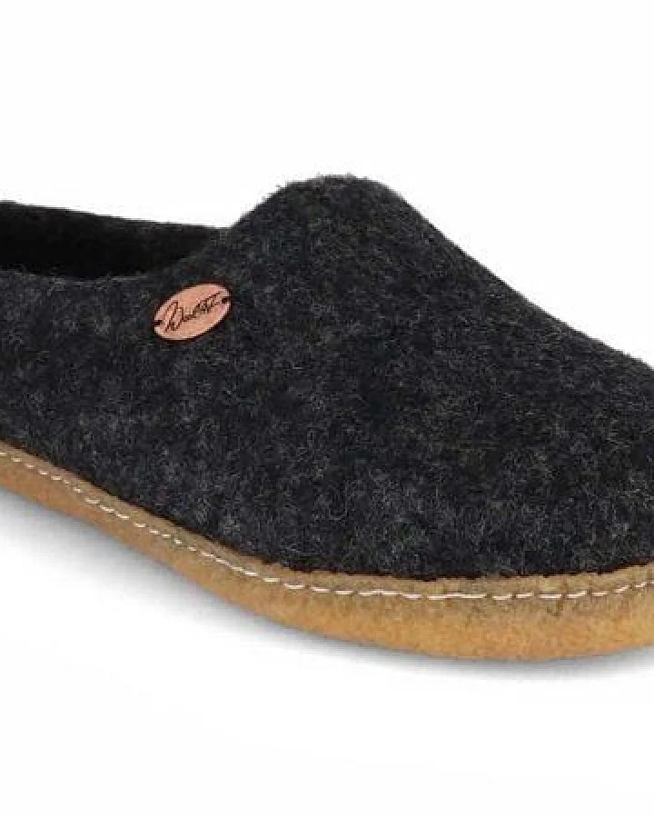 WoolFit Barfuß-Hausschuhe handgemacht mit Naturgummisohle für Damen und Herren