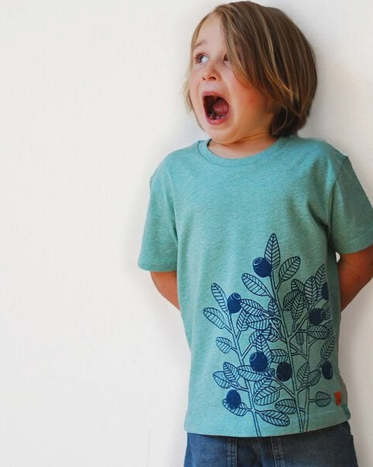 Cmig Kinder T-Shirt Blaubeere – Ansicht 3