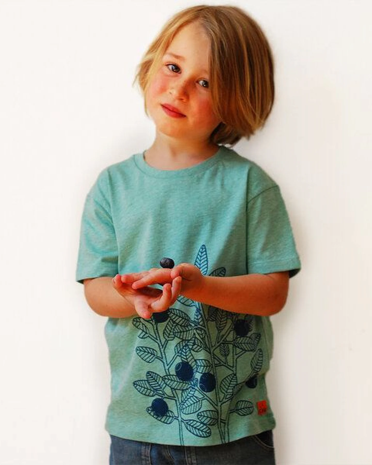 Cmig Kinder T-Shirt Blaubeere – Ansicht 4