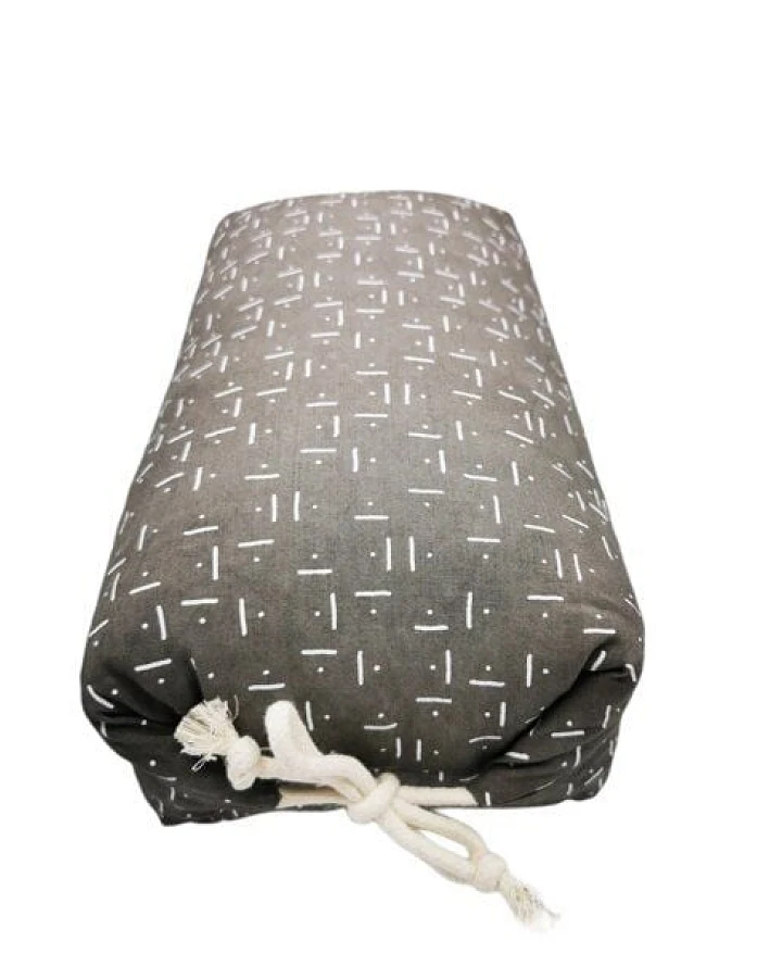 Ames sensibles Makura Kissen, Grau/Natur 33 x18x16cm
