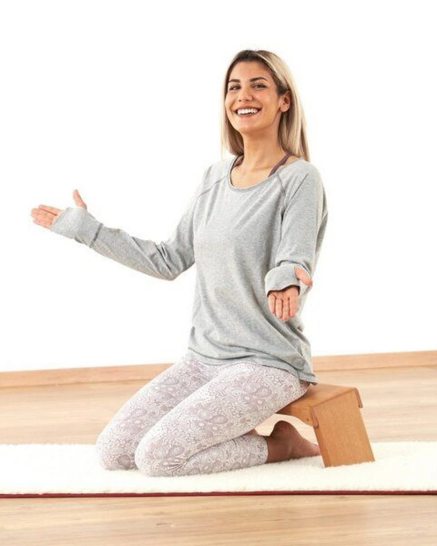 ZAMKARA yogawear Damen Langarmshirt MEERUT – Ansicht 2