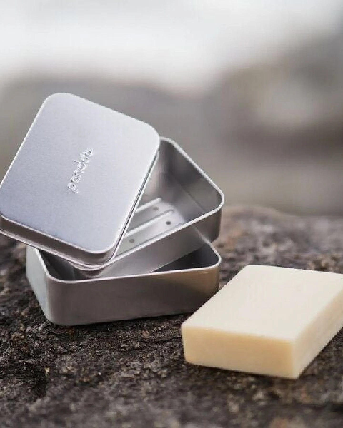 pandoo Seifendose mit Abtropfgitter aus Aluminium – Ansicht 4