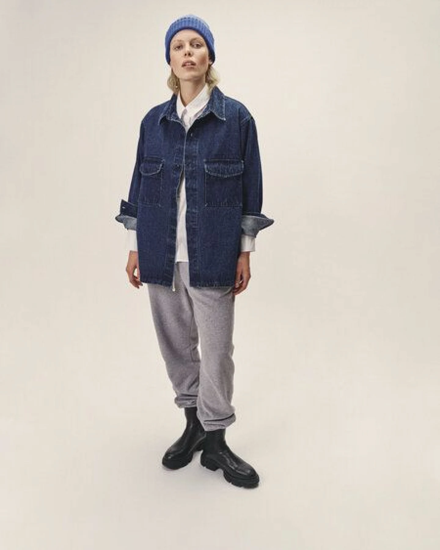 WOTE Mütze aus softem recyceltem Cashmere Mix – Ansicht 2