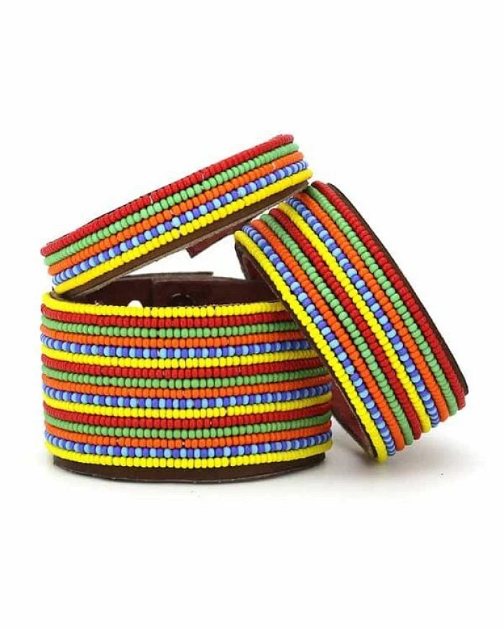 Swahili Coast Perlenarmband & Armreif - STRIPES - S/M/L