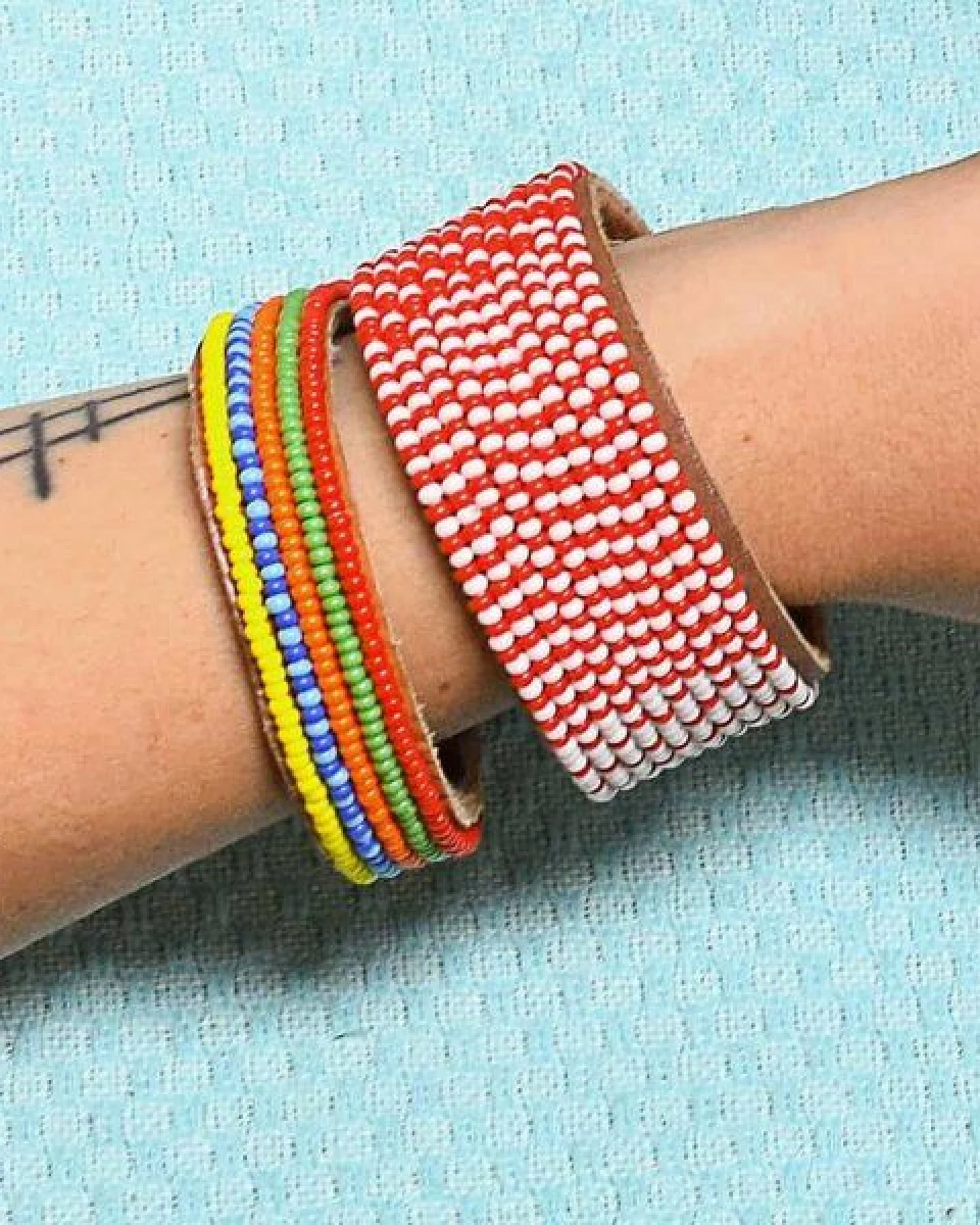 Swahili Coast Perlenarmband & Armreif - STRIPES - S/M/L – Ansicht 3
