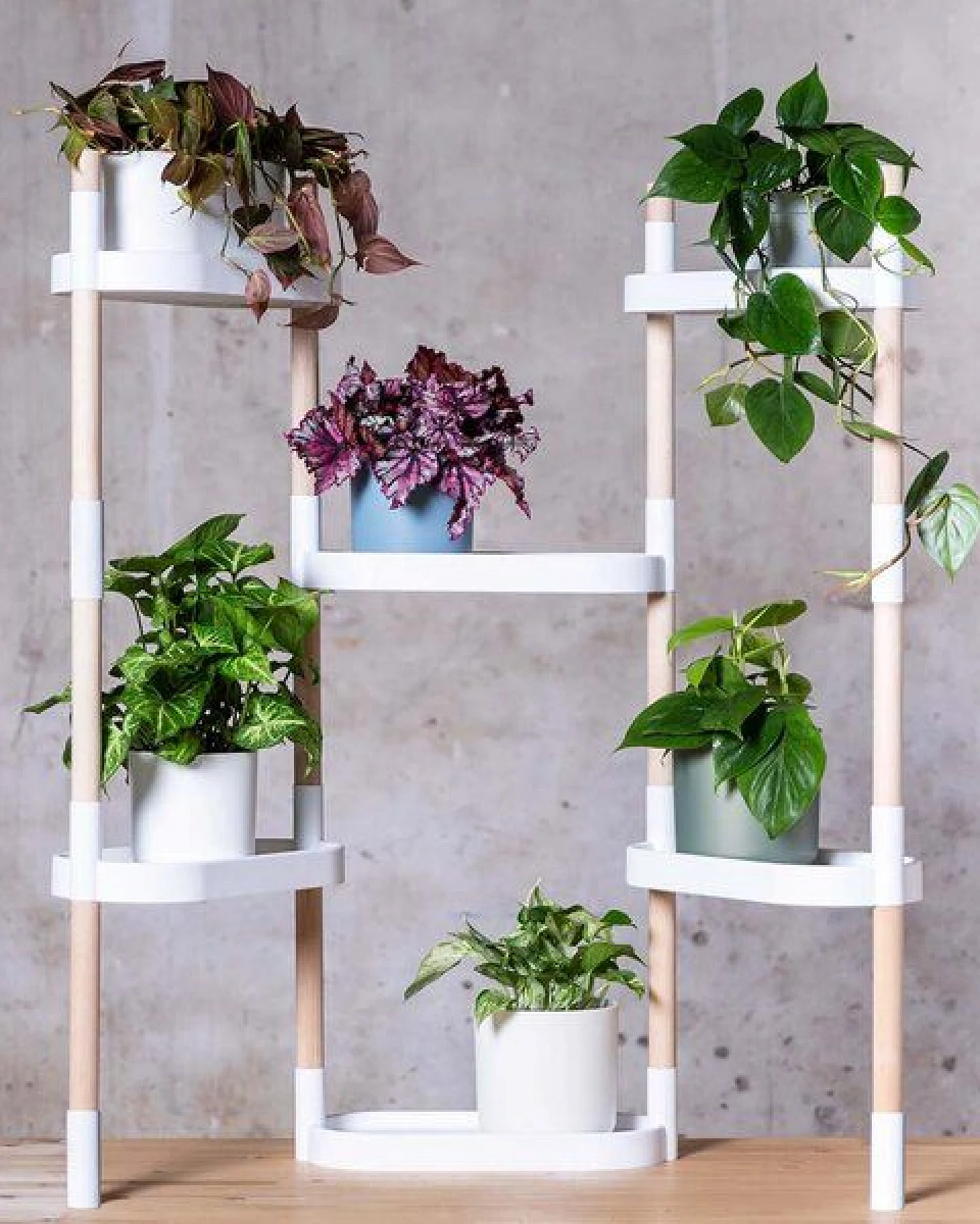 CitySens Blumenregal mit 6 Ablagen – Ansicht 3