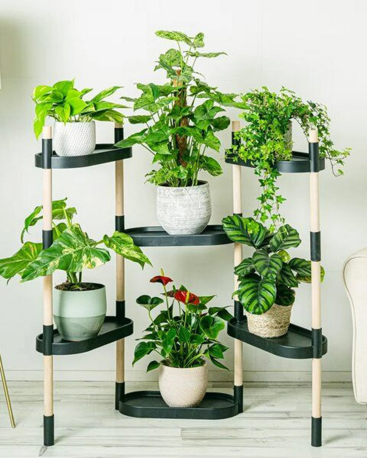 CitySens Blumenregal mit 6 Ablagen – Ansicht 3