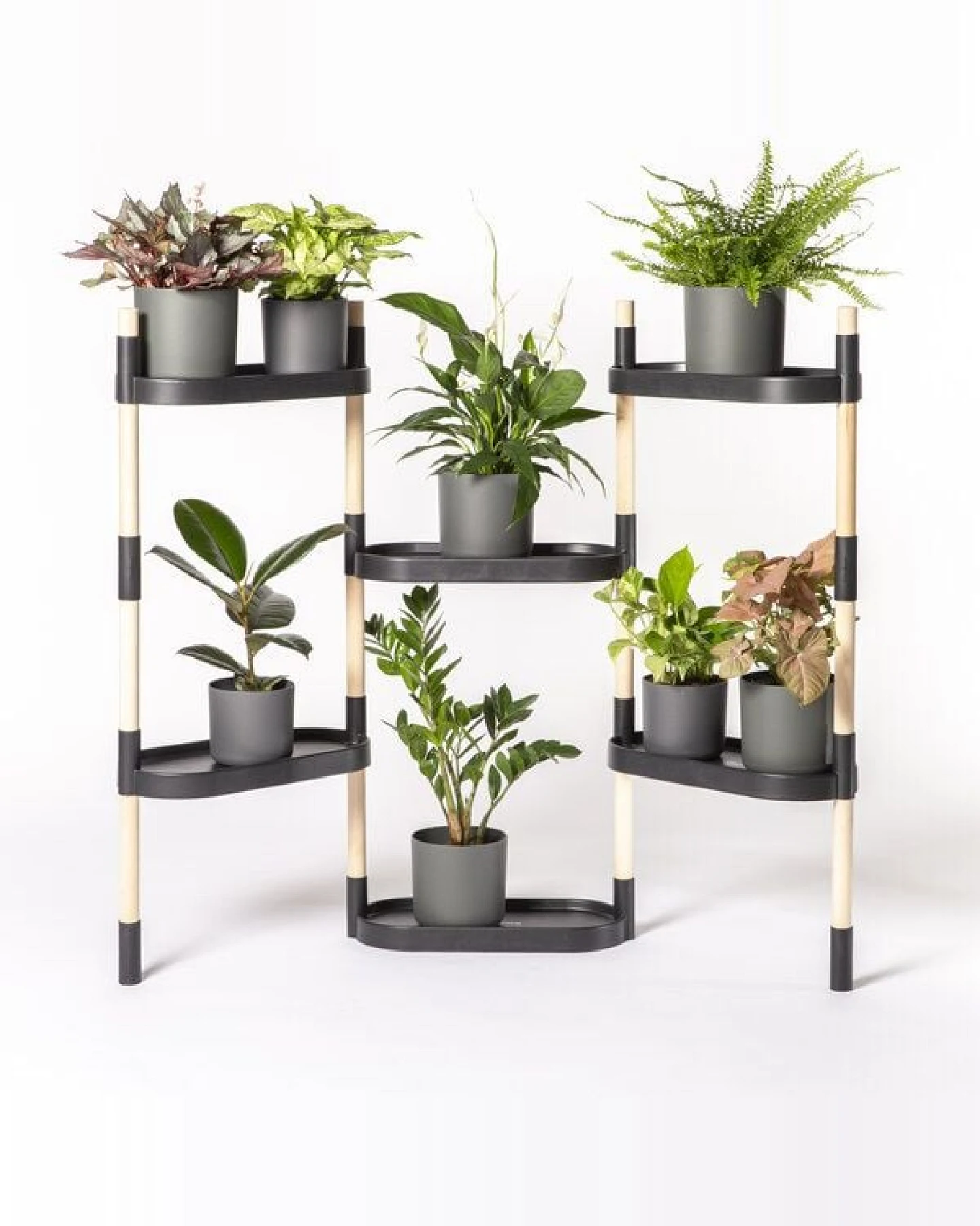 CitySens Blumenregal mit 6 Ablagen – Ansicht 4