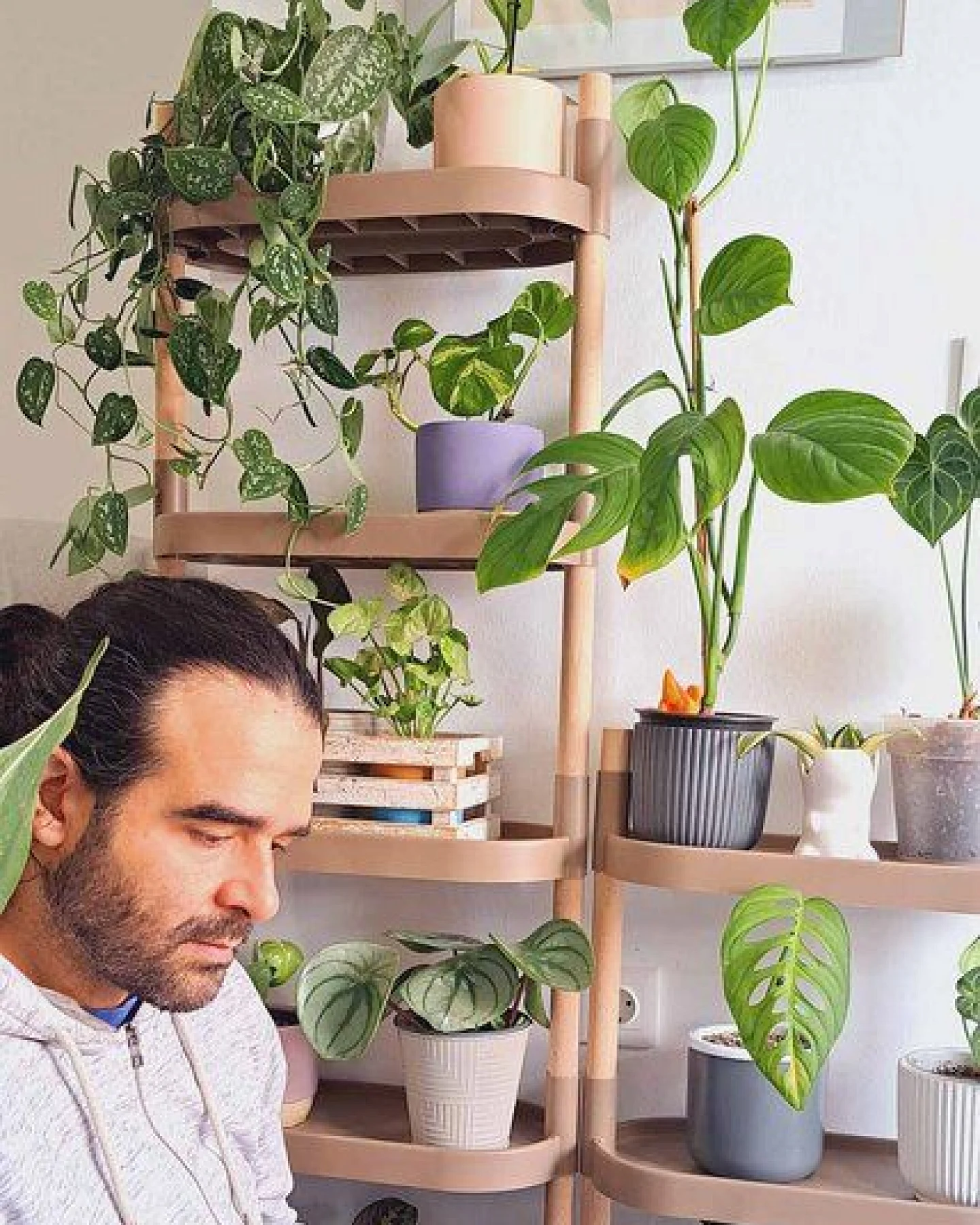 CitySens Blumenregal mit 6 Ablagen – Ansicht 4