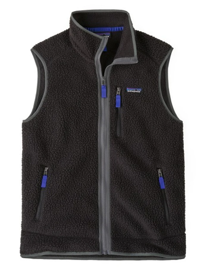 Patagonia - Retro Pile Vest - Fleeceweste Gr XS schwarz