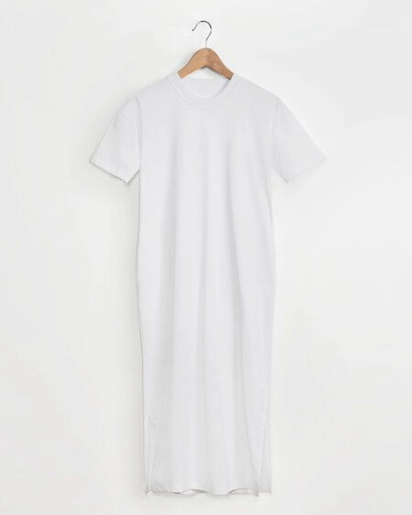 NINE TO FIVE #gado - sportliches Oversize T-Shirtkleid aus Bio-Baumwolle – Ansicht 2