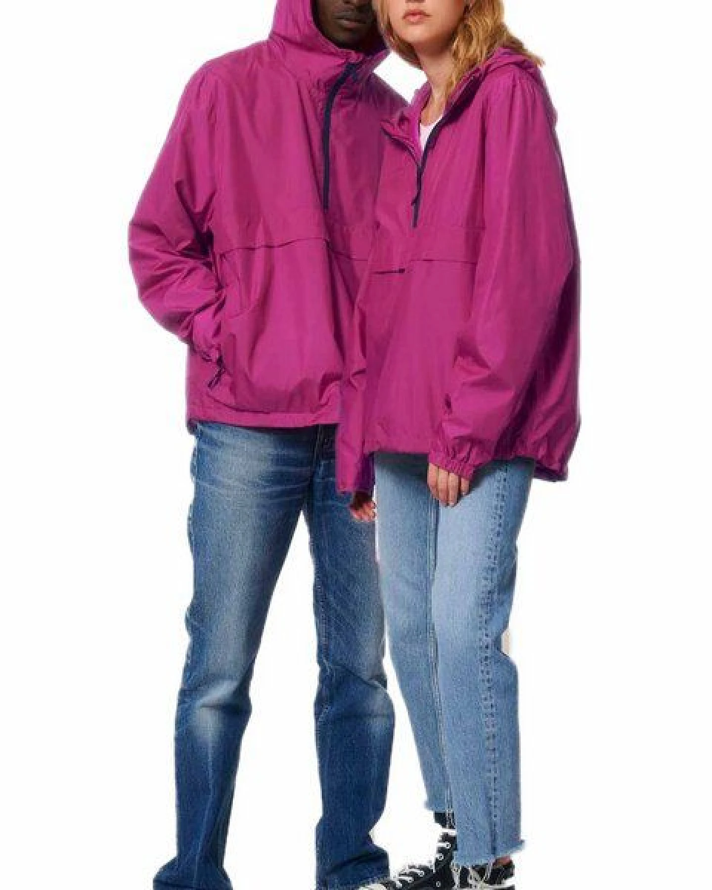 YTWOO Unisex Windbreaker aus recyceltem PET, leichte Überziehjacke, Outdoor Jacke – Ansicht 3