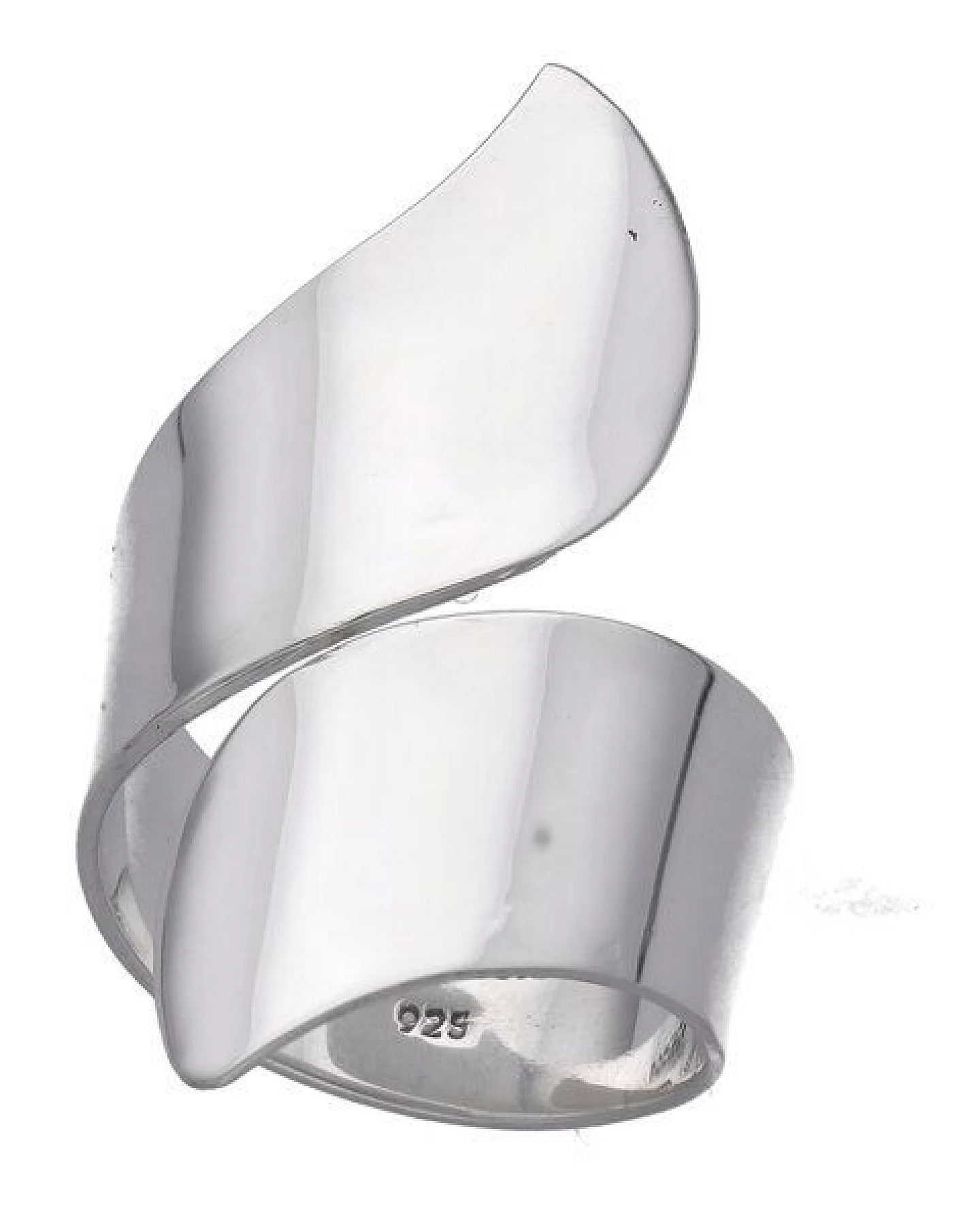 pakilia Silber Ring Blätterform Fair-Trade und handmade – Ansicht 3