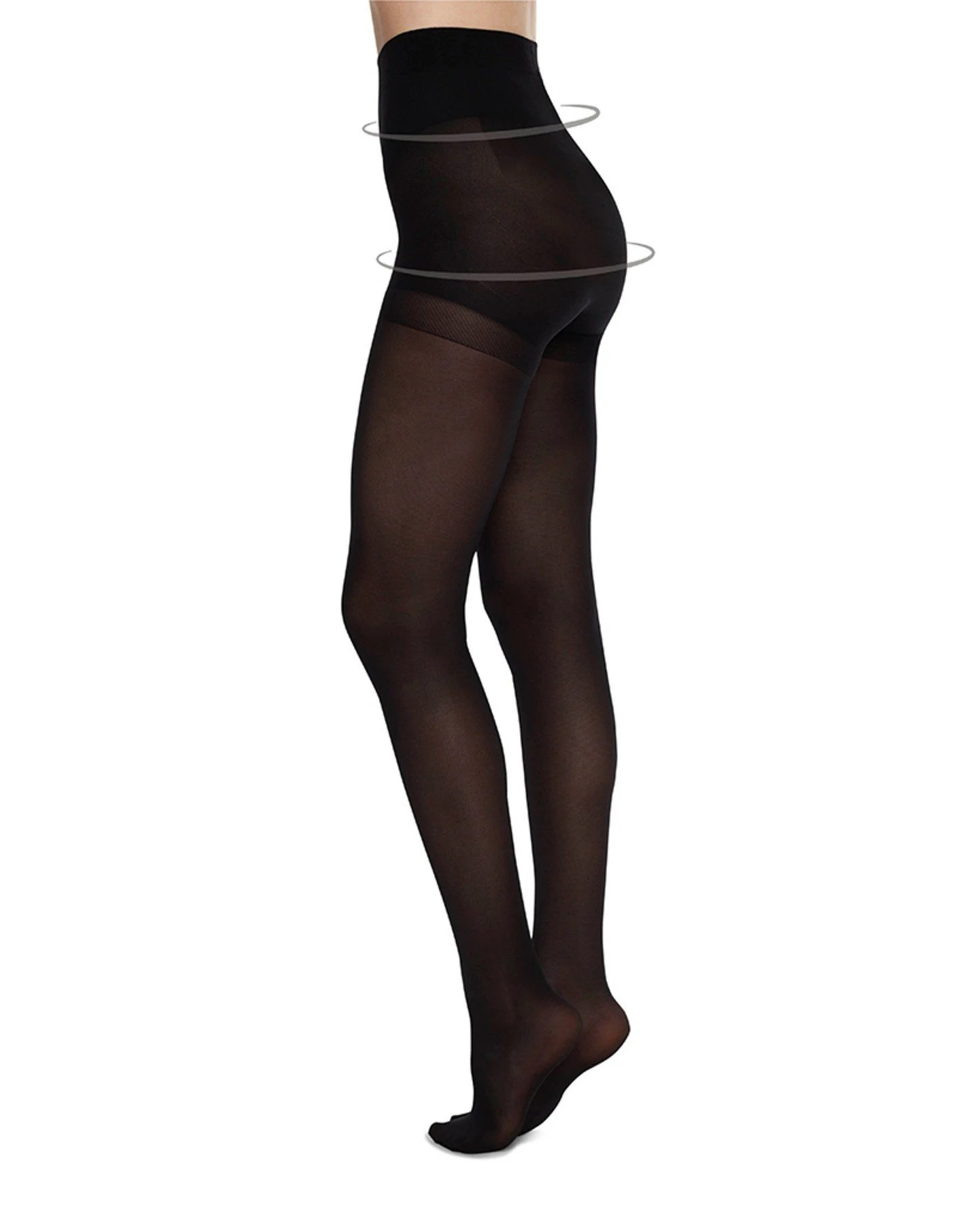 Strumpfhose Anna Control Schwarz – Ansicht 3